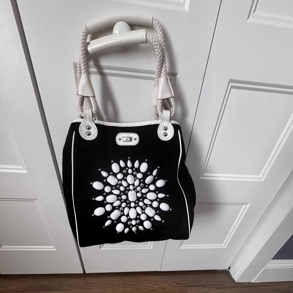 Rafe Black and White Tote Bag